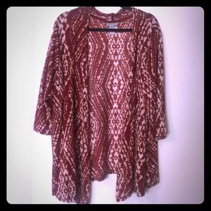 Beautiful tribal print lite weight sweater